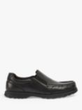 Pod Nyle Shoes For School Collection Leather Moccasin Shoes, Black