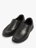 Pod Kids' Nyle Leather School Shoes, Black