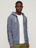 Superdry Athletic College Graphic Zip Hoodie, Tois Blue Grit