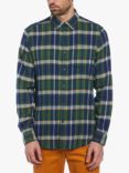 Original Penguin Flannel Check Shirt, Medieval Blue