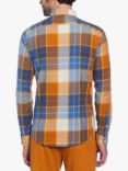 Original Penguin Cotton Blend Check Shirt, Sudan Brown