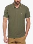 Original Penguin Tipped Pique Polo Shirt, Dusty Olive