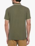 Original Penguin Tipped Pique Polo Shirt, Dusty Olive