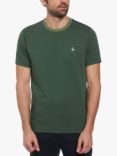 Original Penguin Jacquard Striped T-Shirt, Elm Green