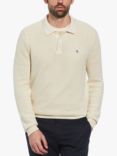 Original Penguin Polo Neck Cotton Mesh Jumper, Birch