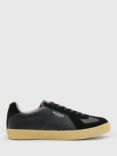 AllSaints Jaimee Leather Blend Lace Up Trainers