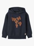 WHEAT Kids' Organic Cotton Blend Hoodie, Navy