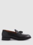Reiss Clayton Leather Loafers, Black