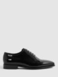 Reiss Mead Patent Leather Lace Up Formal Shoes, Black