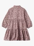 WHEAT Kids' Felucca Floral Tiered Shirt Dress, Hydrageas