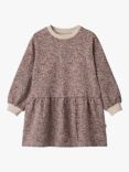 WHEAT Kids' Zenia Floral Sweatshirt Dress, Lilac Flowers