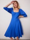 Mint Velvet Scoop Neck Midi Dress, Blue