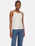 Jigsaw Cotton Luxe Tank Top, Ivory