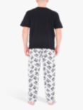 Brand Threads Star Wars Mandalorian Cotton Pyjama Set, Black