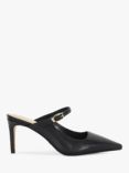 Dune Chronicle Leather Pointed Slip-On Heeled Courts