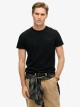 Superdry Organic Cotton Essential Logo T-Shirt, Black