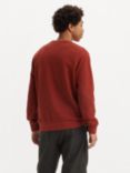 Levi's Cotton Graphic Crew Neck Sweatshirt, Brick