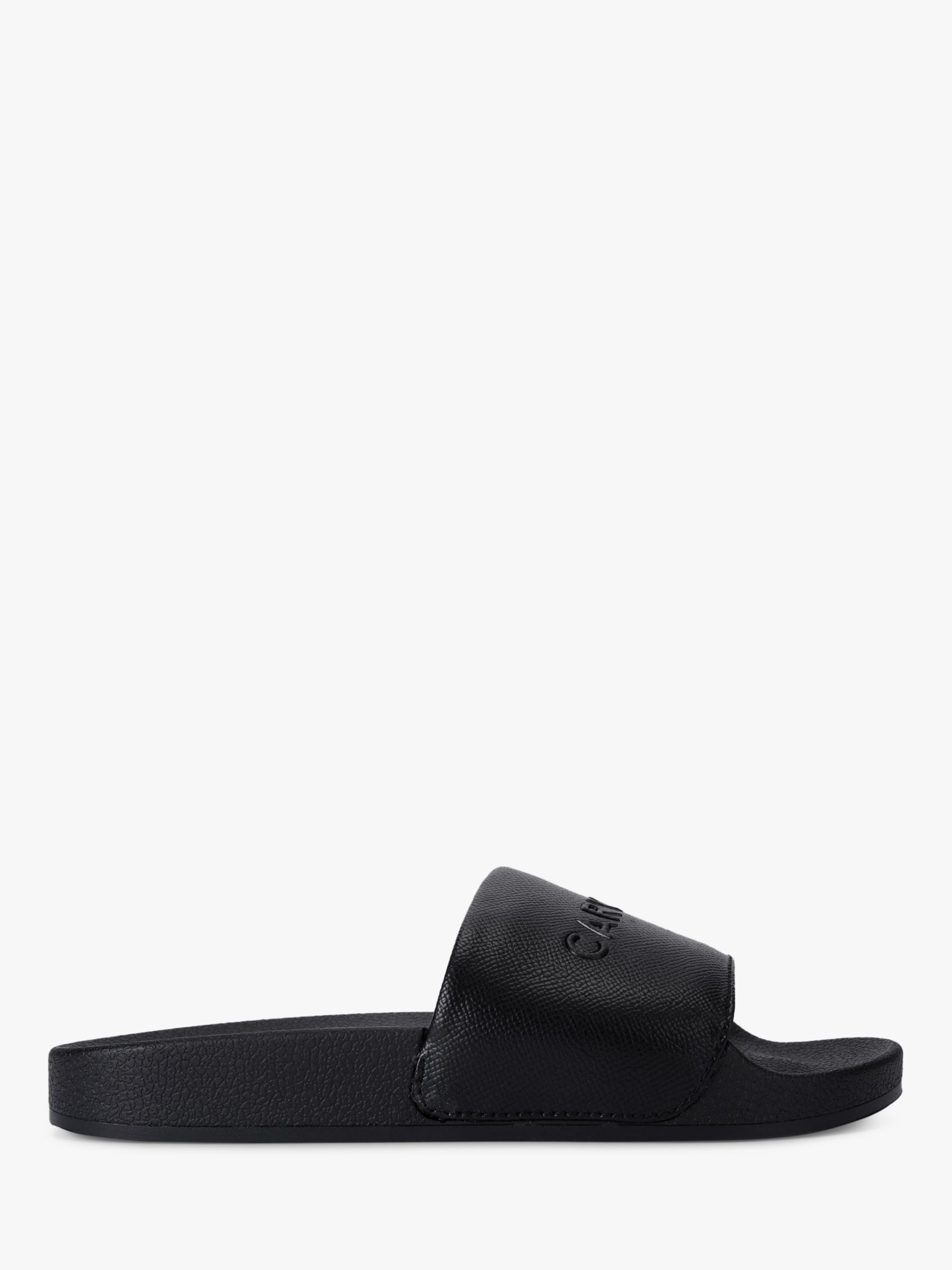 Carvela Frame Slider Sandals, Black