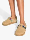 Kurt Geiger London Octavia Suede Mules, Natural Beige