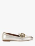 Kurt Geiger London Mayfair Metallic Leather Loafers, Gold