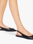 Kurt Geiger London Belgravia Leather Pointed Slingback Flats