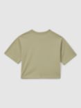 Reiss Kids' Cassy Cropped T-Shirt