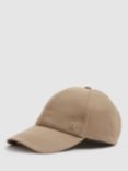Reiss Nicole Embroidered R Baseball Cap, Taupe
