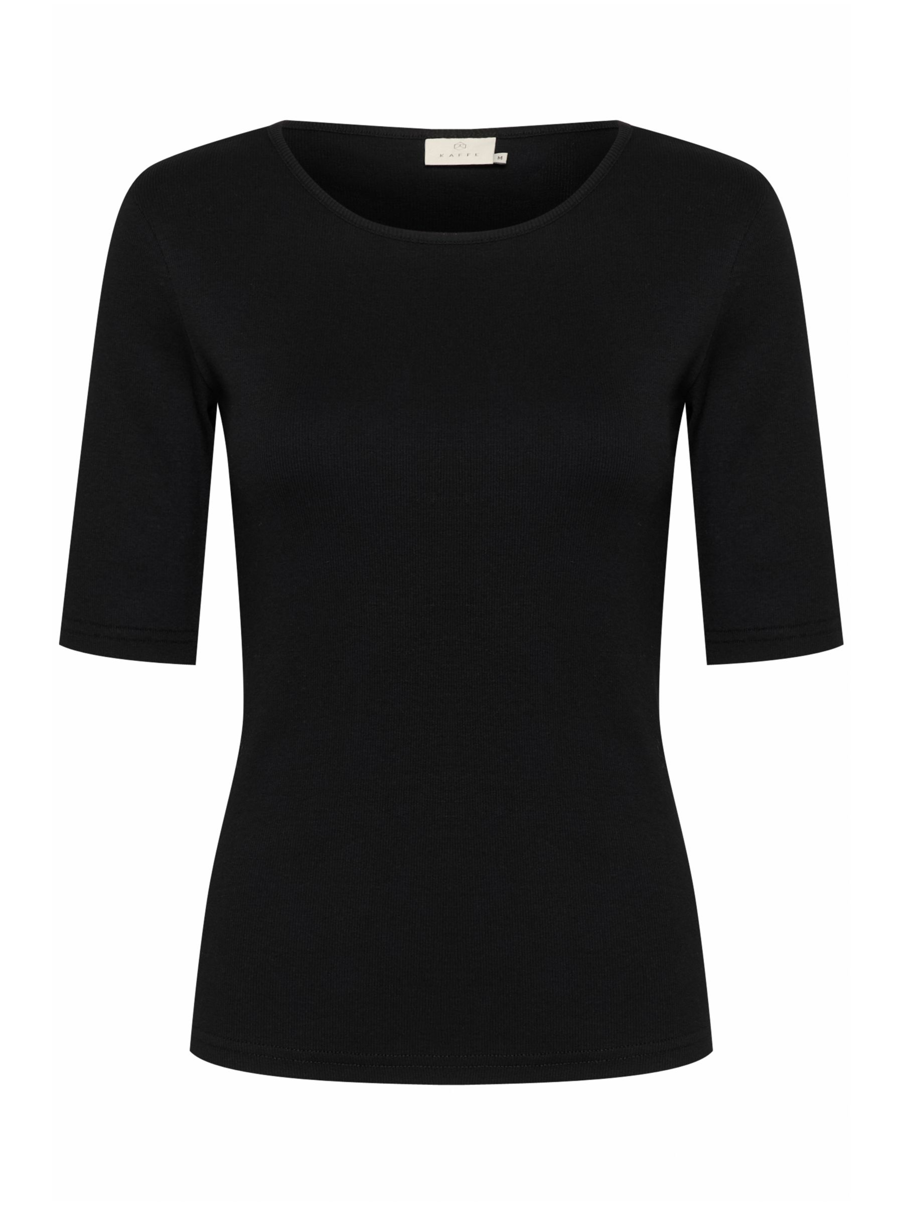 KAFFE Carna T-Shirt, Deep Black