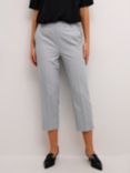 KAFFE Sakura Tailored Trousers, Grey Melange