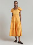 Ghost Renee Tiered Dress, Yellow