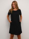 KAFFE Millia Linen Dress, Deep Black