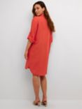 KAFFE Millia Linen Blend Dress, Cayenne