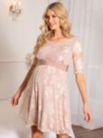 Tiffany Rose Esther Lace Maternity & Nursing Dress, Blush