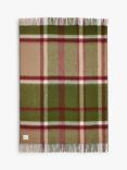 Radley Fluffy Check Scarf, Pale Silt/Multi