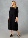 Live Unlimited Curve Jersey Midi Dress, Black