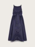 Monsson Kids' Anastasia Polka Dot Maxi Dress, Navy