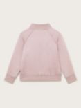 Monsoon Kids' Hammered Satin Bomber Jacket, Pale Pink