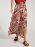 Baukjen Candace Maxi Skirt, Red/Natural