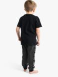 Brand Threads Kids' Sonic Pyjama Set, Black