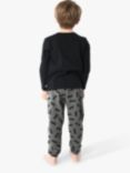 Brand Threads Kids' Batman Boys Pyjama Set, Black