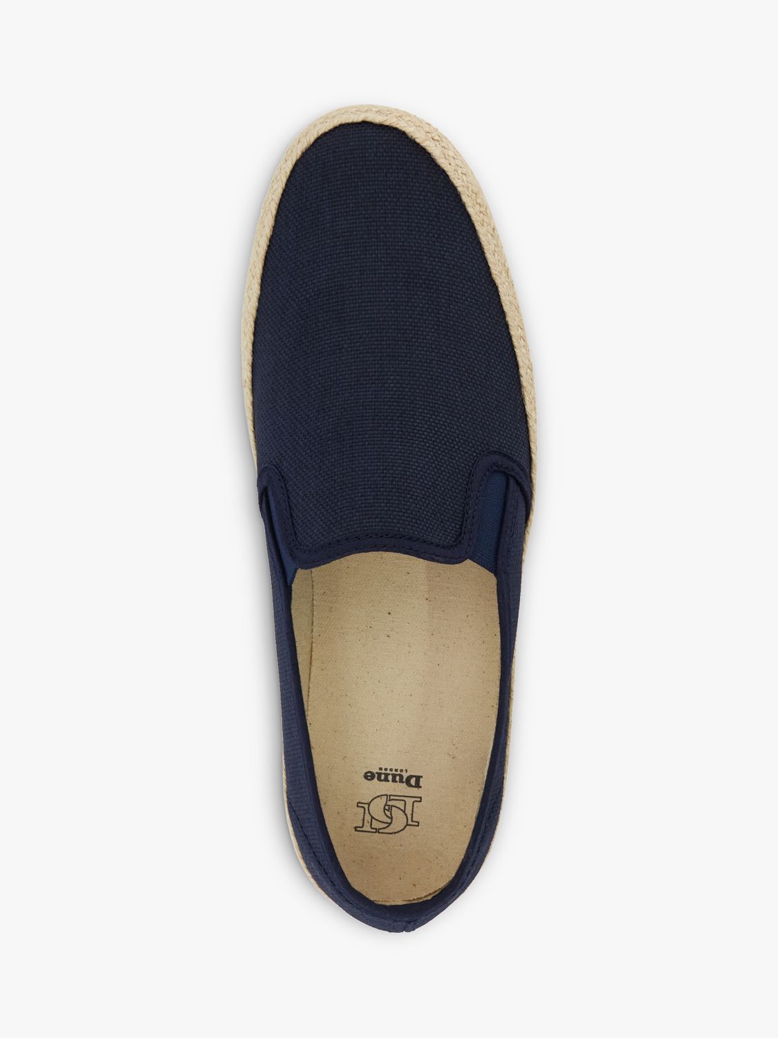 Dune Findlayy Canvas Mule Sandals, Navy