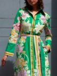 Raishma Ava Floral Dress, Green