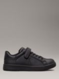 Calvin Klein Kids' Low Cut Lace Up Riptape Trainers, Black