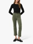 PAIGE Courtney Corduroy Trousers, Aloe