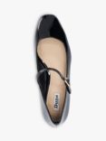 Dune Habbs Patent Mary Janes, Black