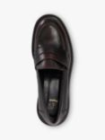 Dune Giri Leather Loafers, Brown