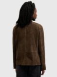 AllSaints Cora Suede Jacket, Brown Mid