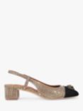 Kurt Geiger London Sloane Slingback Courts, Beige/Multi