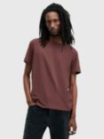 AllSaints Bodega Crew T-Shirt, Red Mid