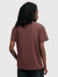 AllSaints Bodega Crew T-Shirt, Red Mid